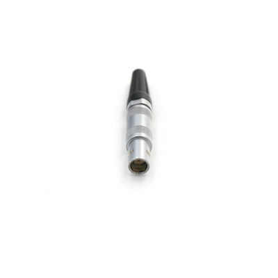 1S series 4pin silver connector for survey instruments, straight plug shock vibration resistance