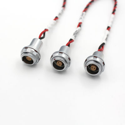 A circular 2 Pin Waterproof Connector IMPLORA o soquete 0K 302 fêmea com isolador do PPS