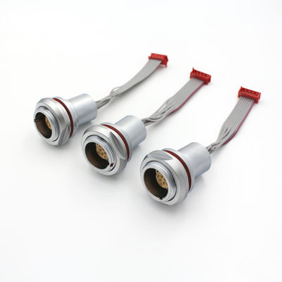 Baixos conectores circulares 8 impermeáveis Pin Wire Connectors da série 10A IP68 da tensão 2K