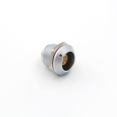 A circular 6 Pin Push Pull Electrical Connectors ZGG impermeável fixou o soquete